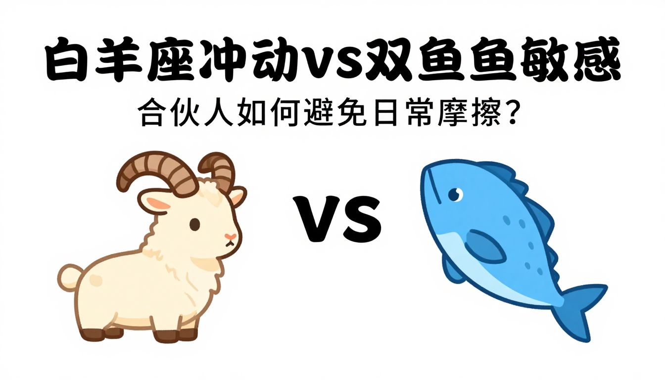 白羊座冲动vs双鱼敏感：合伙人如何避免日常摩擦？