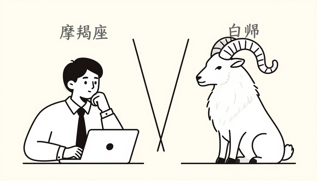 摩羯座与白羊座前同事：职场分岔路后的性格博弈与相处真相