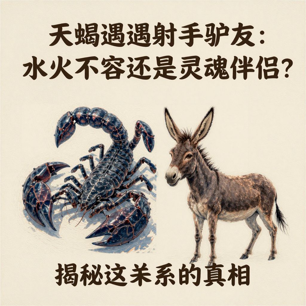 天蝎遇射手驴友：水火不容还是灵魂伴侣？揭秘这段关系的真相