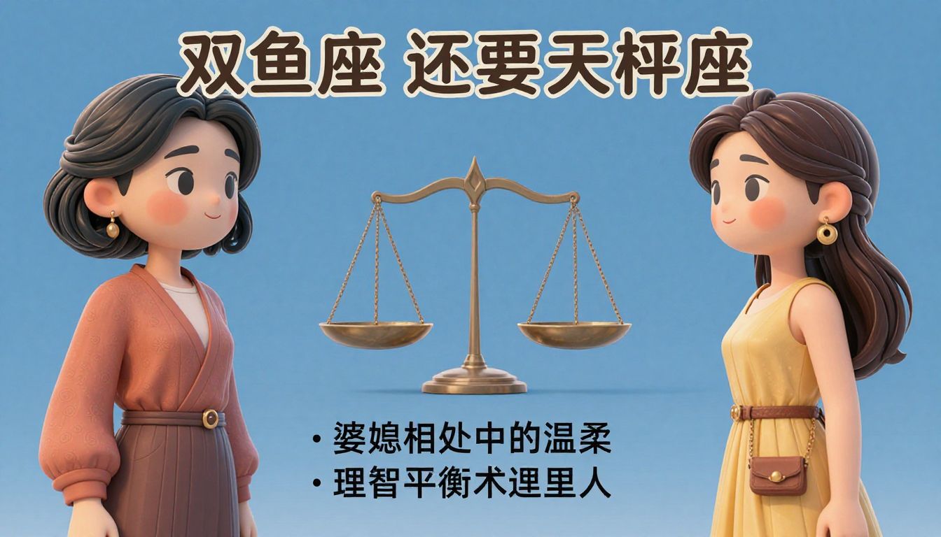 双鱼座遇上天秤座亲家公：婆媳相处中的温柔与理智平衡术