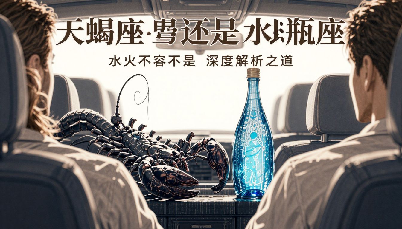 天蝎座遇上水瓶座乘客：水火不容还是灵魂伴侣？深度解析相处之道