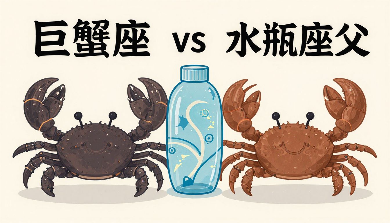巨蟹座遇上水瓶座舅父：性格差异下的深度心理分析