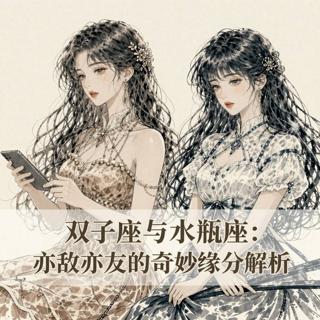 双子座与水瓶座继姐：亦敌亦友的奇妙缘分解析