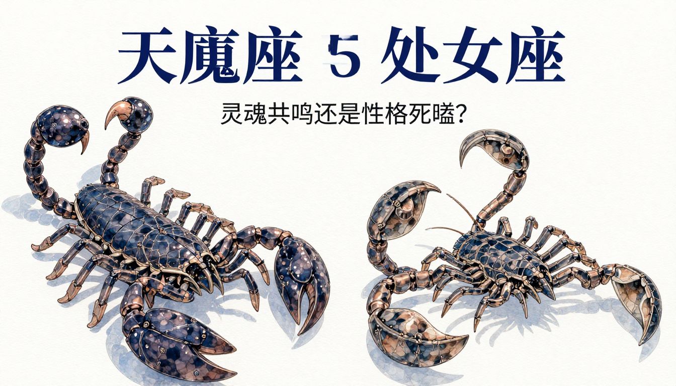 天蝎座与处女座：灵魂共鸣还是性格死磕？深度解析两人相处之道