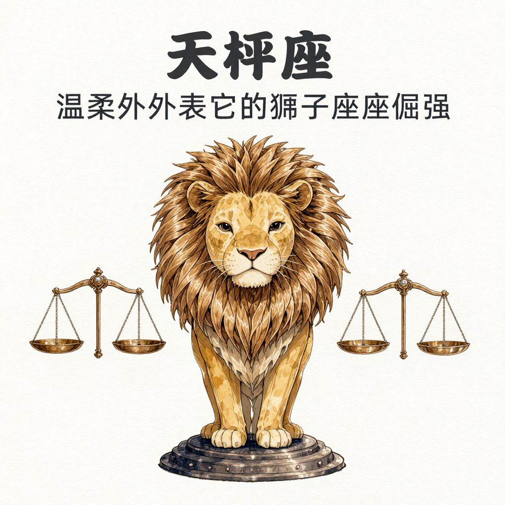 天秤座外孙女：温柔外表下的狮子座倔强，性格反差萌揭秘