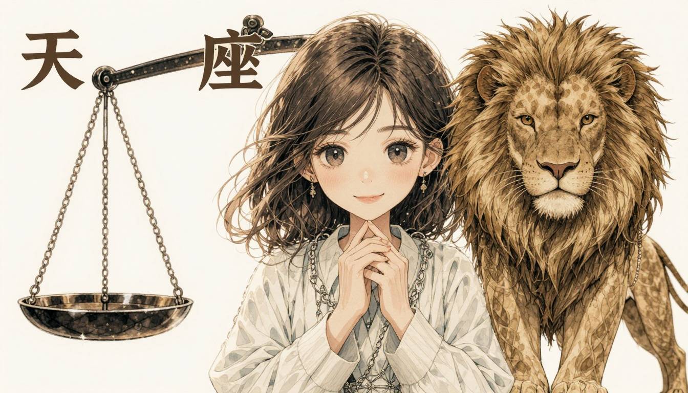 天秤座外孙女：温柔外表下的狮子座倔强，性格反差萌揭秘