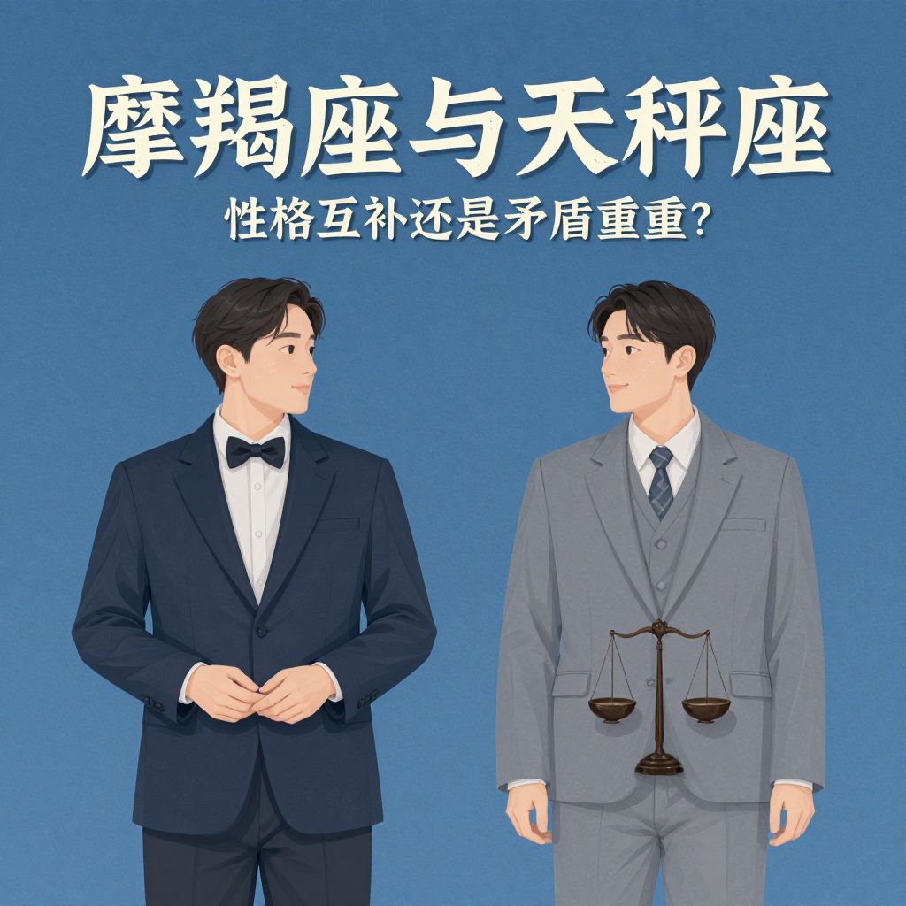 摩羯座与天秤座叔叔：性格互补还是矛盾重重？深度解析相处之道