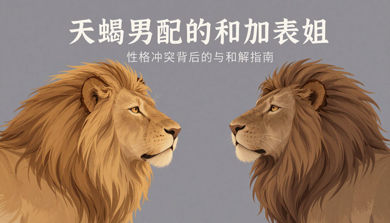 天蝎男配狮子表姐：性格冲突背后的真相与和解指南