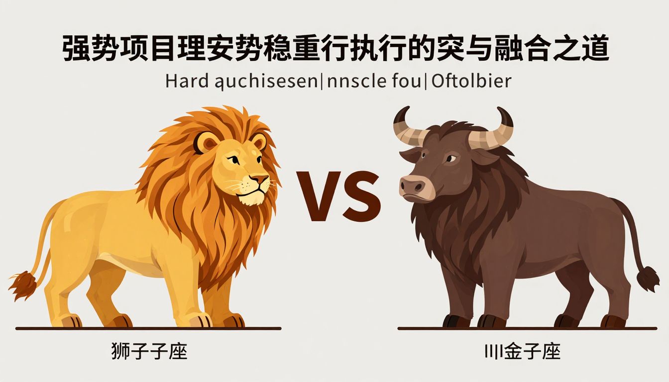 狮子座VS金牛座项目经理：强势领导与稳重执行的冲突与融合之道