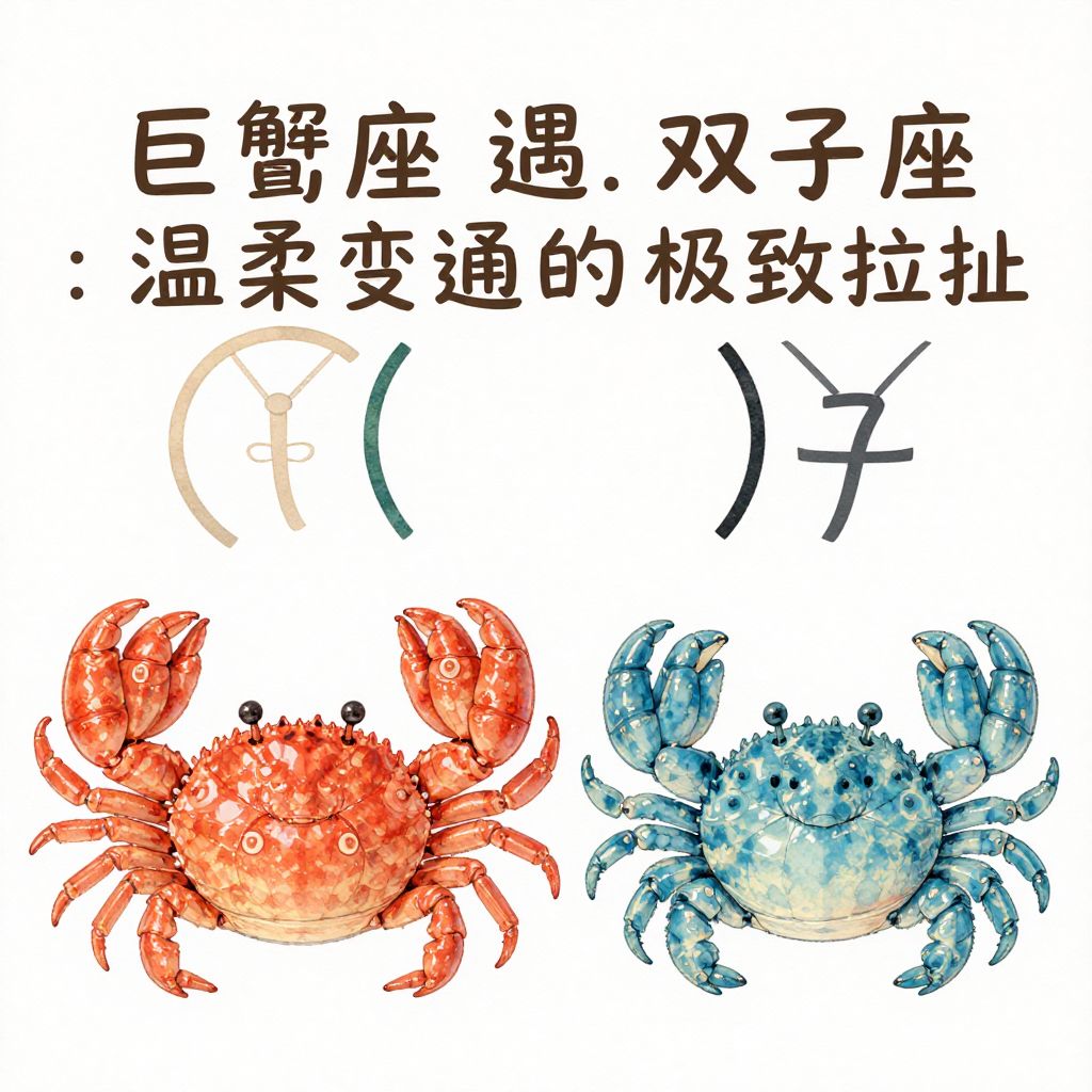 巨蟹座遇上双子座售后：温柔与变通的极致拉扯