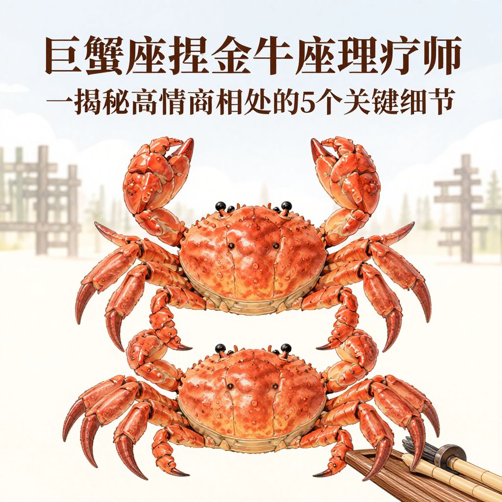 巨蟹座如何拿捏金牛座理疗师？揭秘高情商相处的5个关键细节