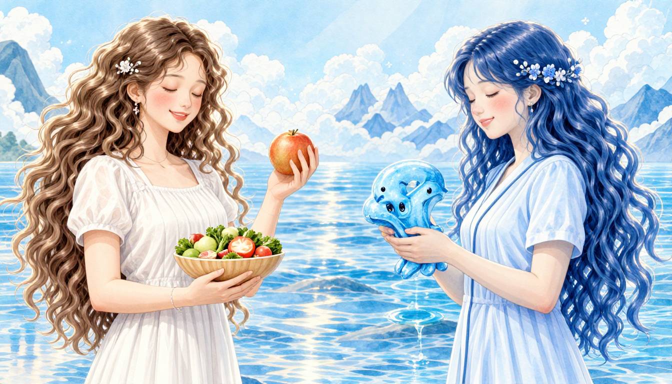 双鱼座遇上双子座营养师：水象与风象的极致碰撞