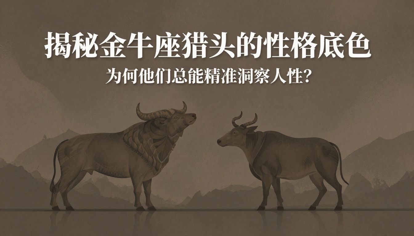 揭秘金牛座猎头的性格底色：为何他们总能精准洞察人性？