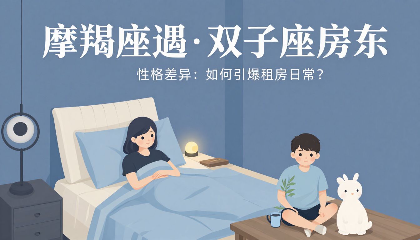 摩羯座遇上双子座房东：性格差异如何引爆租房日常？