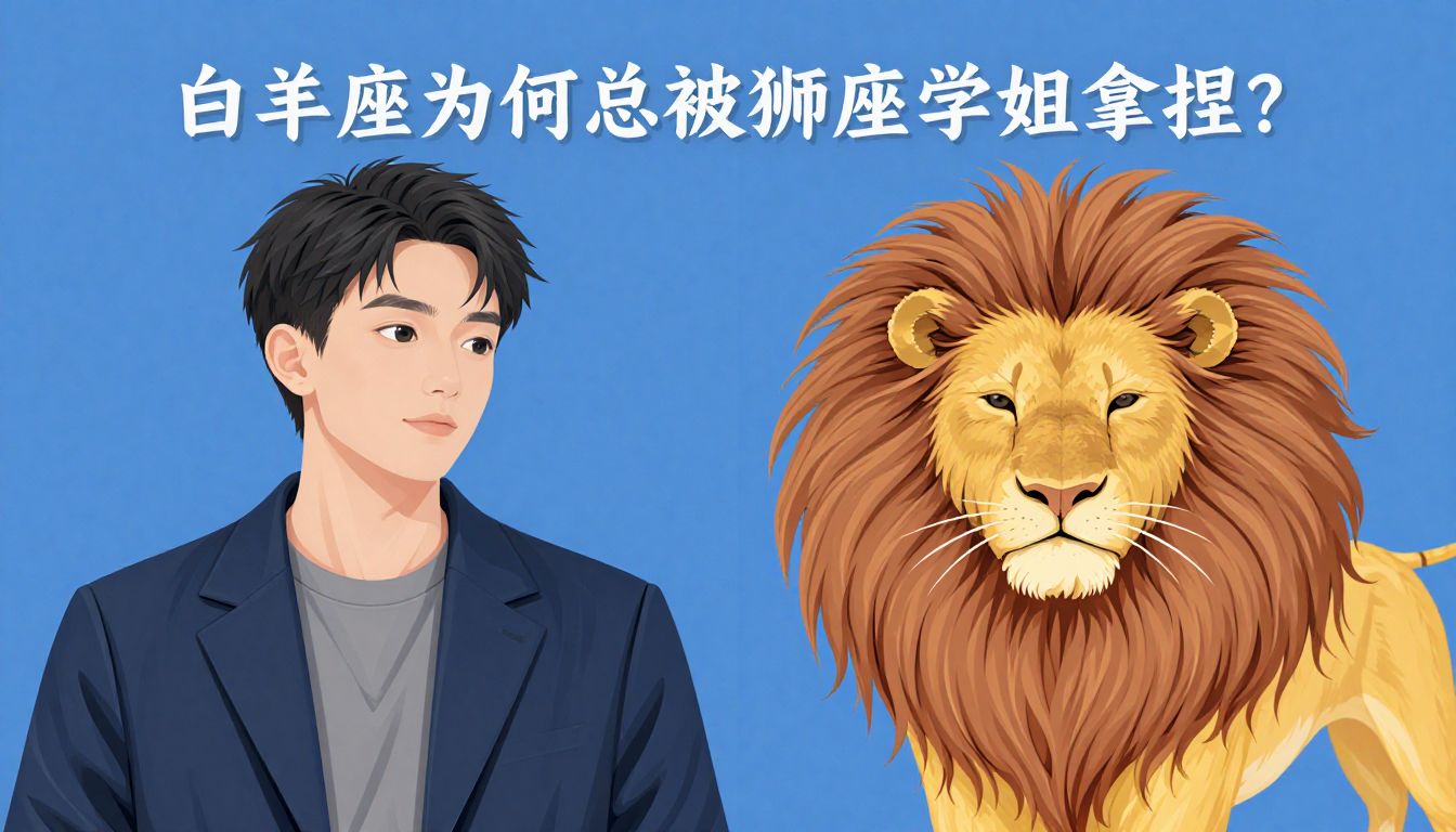 白羊座男生为何总被狮子座学姐拿捏？深度解析性格反差