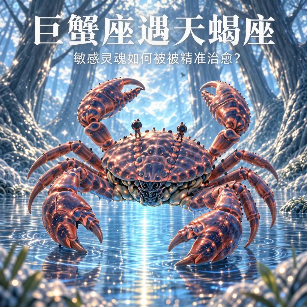 巨蟹座遇天蝎座急救员：敏感灵魂如何被精准治愈？