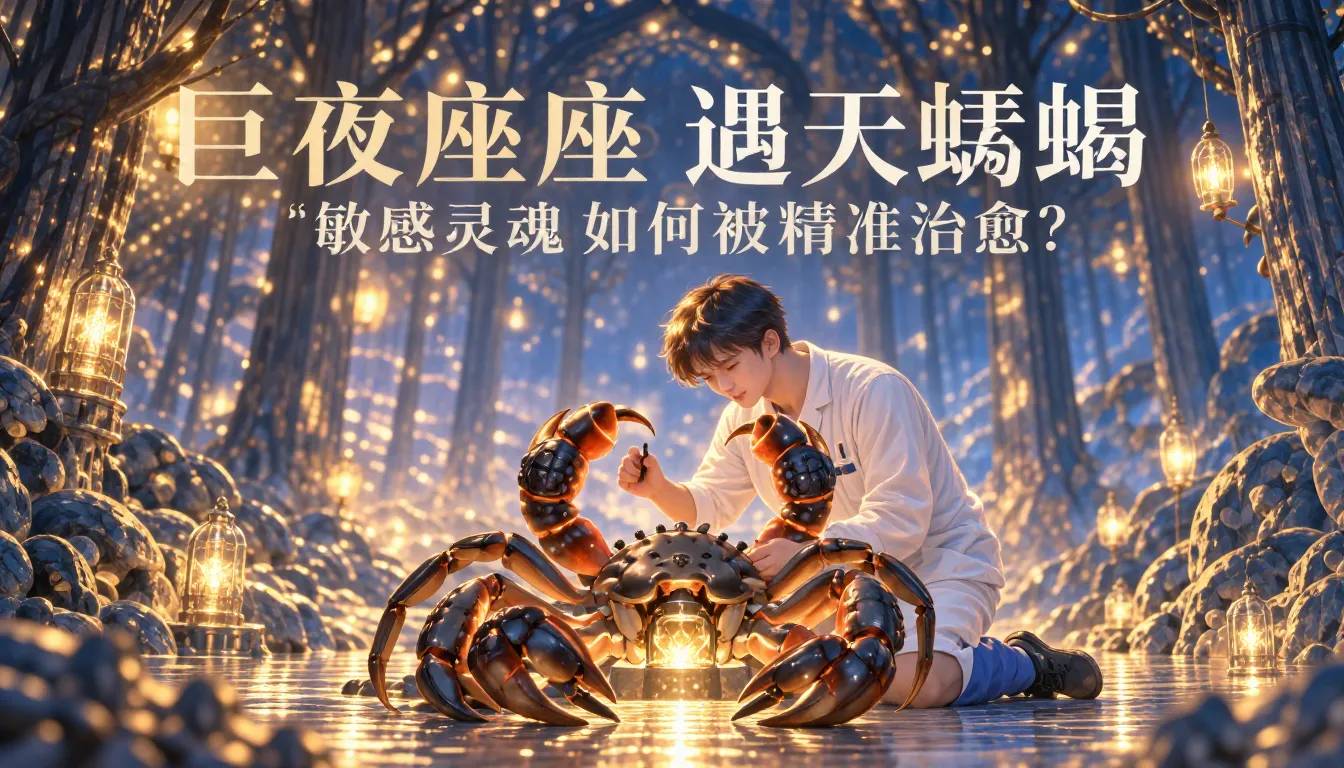 巨蟹座遇天蝎座急救员：敏感灵魂如何被精准治愈？