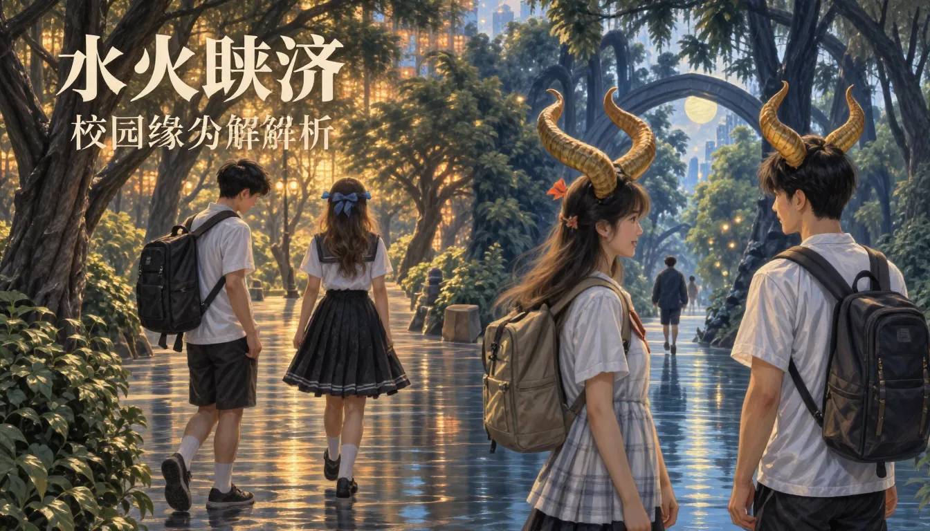 双鱼座与摩羯座同学：水火既济的校园缘分解析