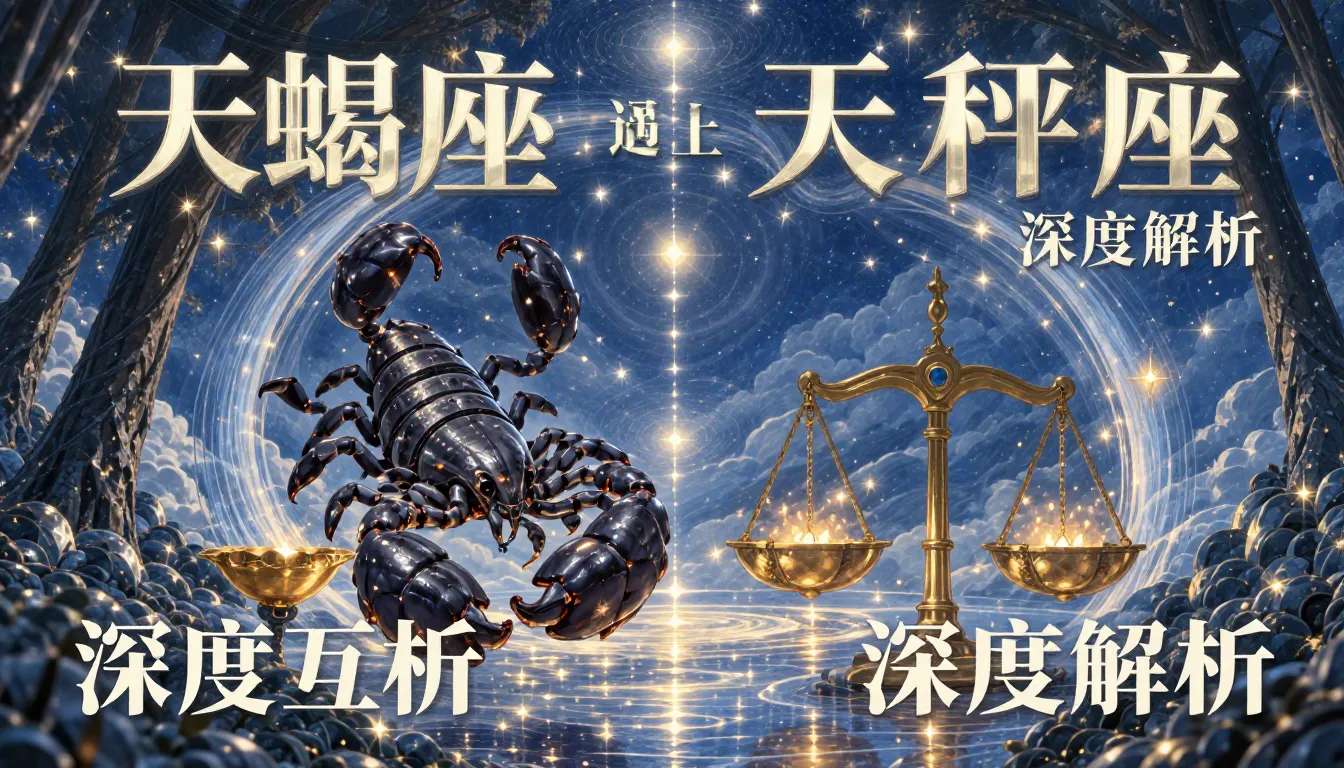 天蝎座遇上天秤座表兄：性格互补还是矛盾爆发？深度解析