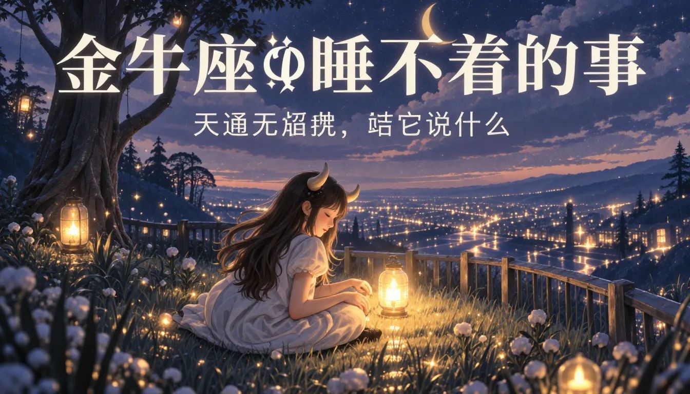 和金牛座聊深夜睡不着的事，该说什么